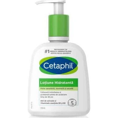 Cetaphil Lozione Idratante Viso e Corpo, 236 ml