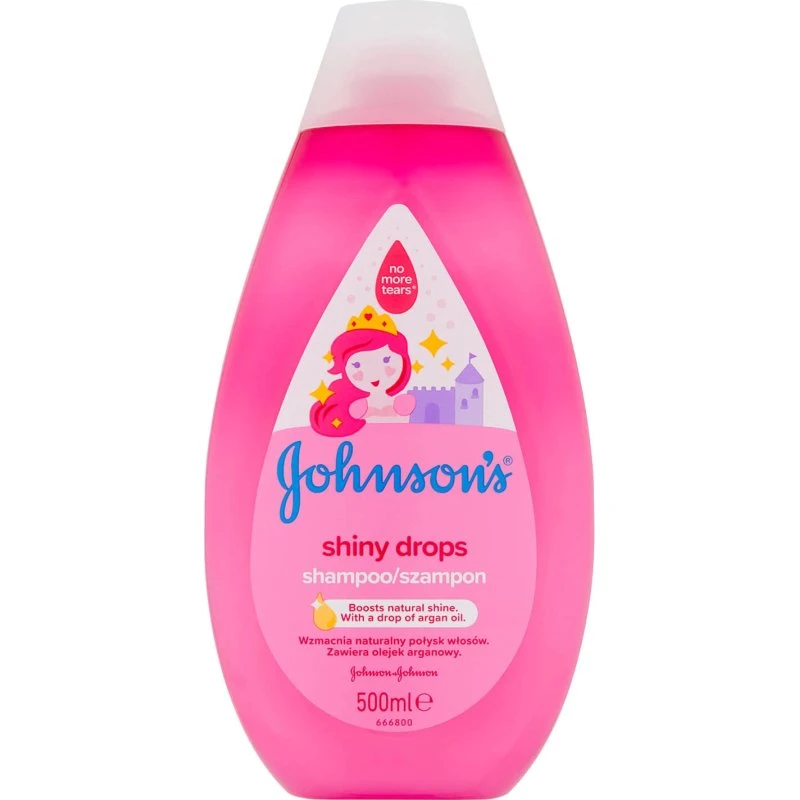 Johnson's Baby Shiny Drops Shampoo con Olio di Argan 500ml