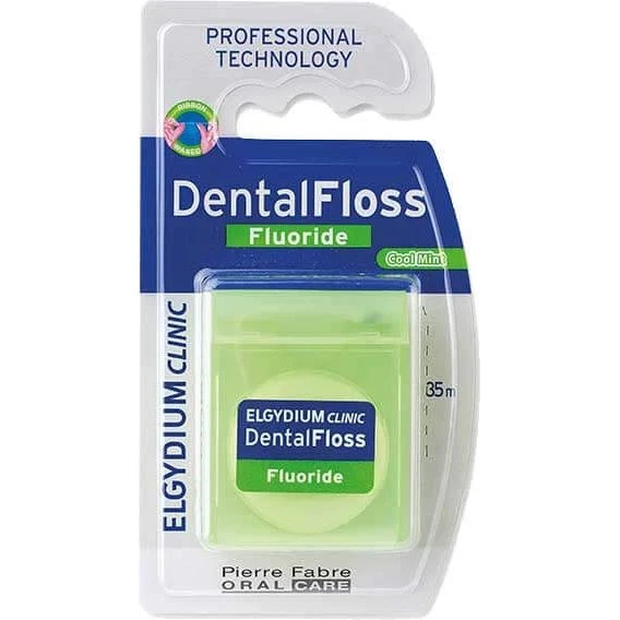 Elgydium Clinic Filo Interdentale con Fluoro e Menta, 35m