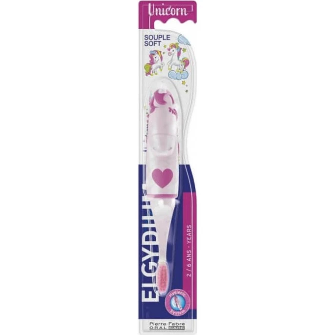 Elgydium Unicorn Spazzolino per bambini 2-6 anni