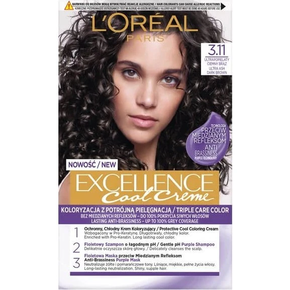 L'Oréal Excellence Cool Creme 3.11 - Castano Ultra Scuro