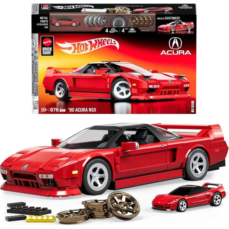 Mattel Brick Shop Hot Wheels Elite Acura NSX 1:16