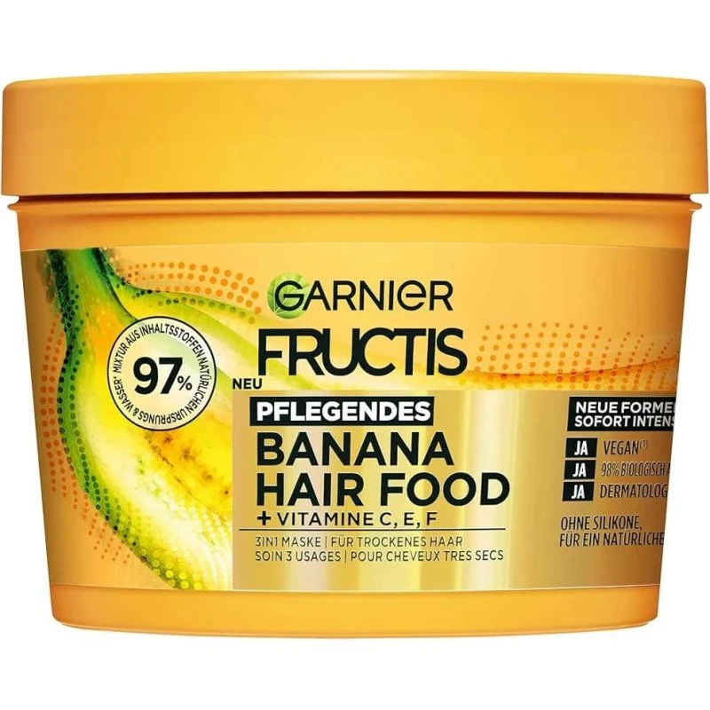 Garnier Fructis Hair Food Banana Maschera Rigenerante 400ml