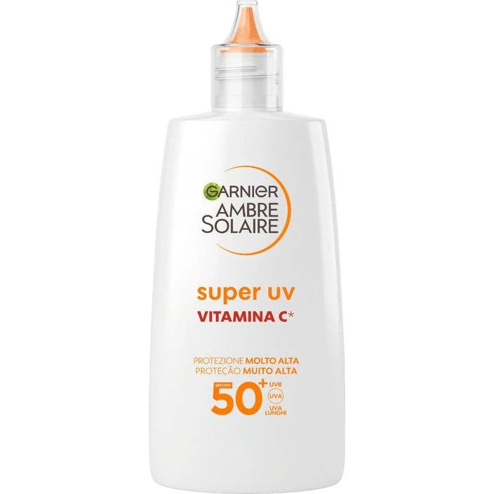 Garnier Ambre Solaire Super UV Fluido Anti-Macchie SPF50+ Vitamina C