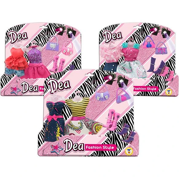 Teorema Vestitini Bambola Fashion Style DEA Assortito 65925