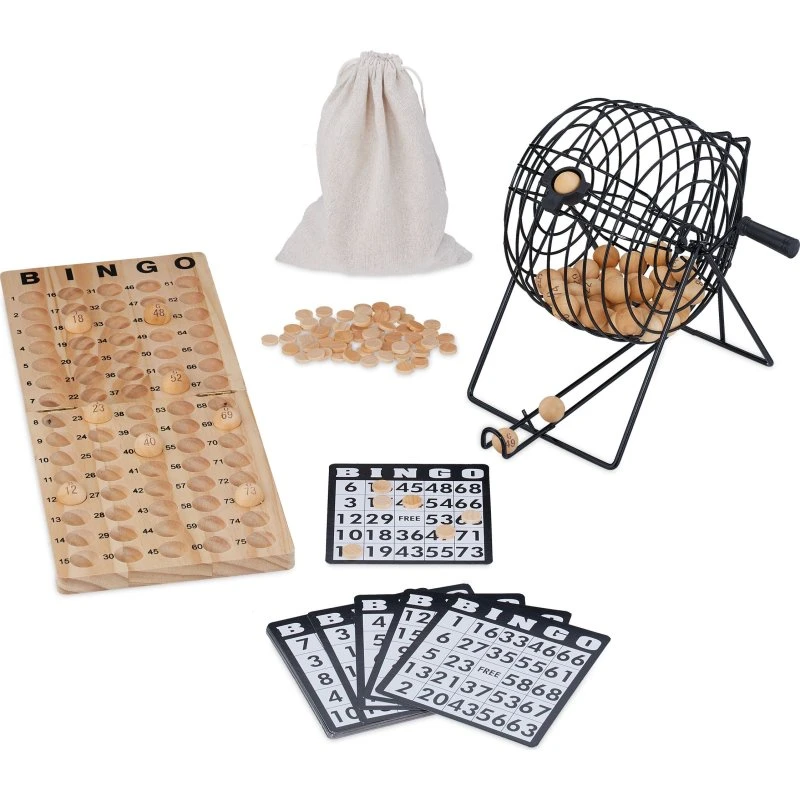Set Gioco del Bingo in Legno