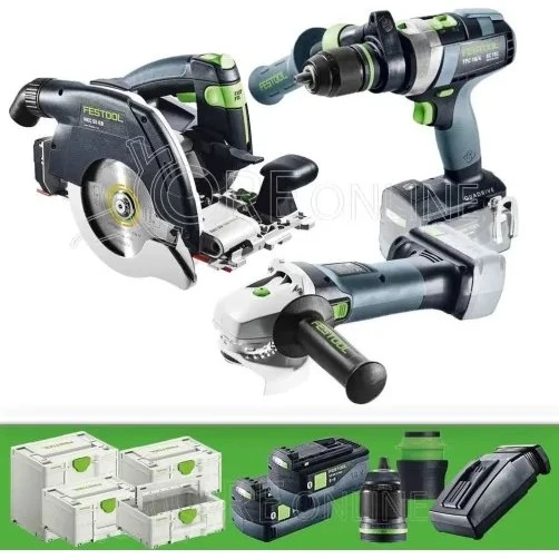 Festool HKC 55/TPC 18/AGC 18/TB M 137 Combo Set 18V
