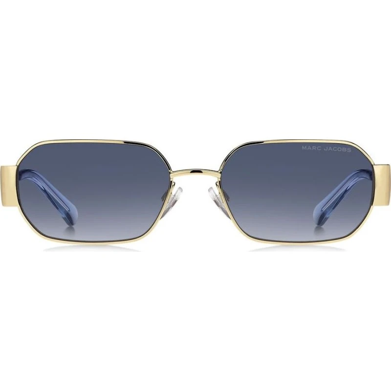Marc Jacobs Marc 890/S Occhiali da Sole Rettangolari Oro e Blu