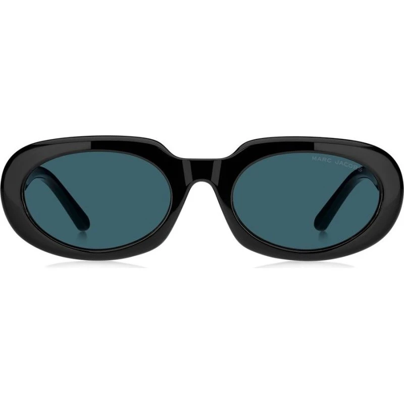 Marc Jacobs Marc 887/G/S Occhiali da Sole Ovali Neri con Lenti Blu