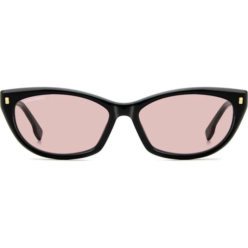 Dsquared2 Occhiali da Sole Cat-Eye Rosa e Nero 57mm