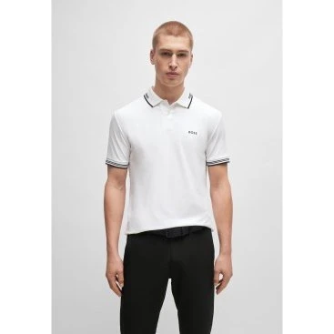 Polo Boss Green Paul Bianca - L