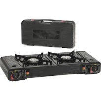 Camping Gourmet Fornello a Gas Doppio Portatile