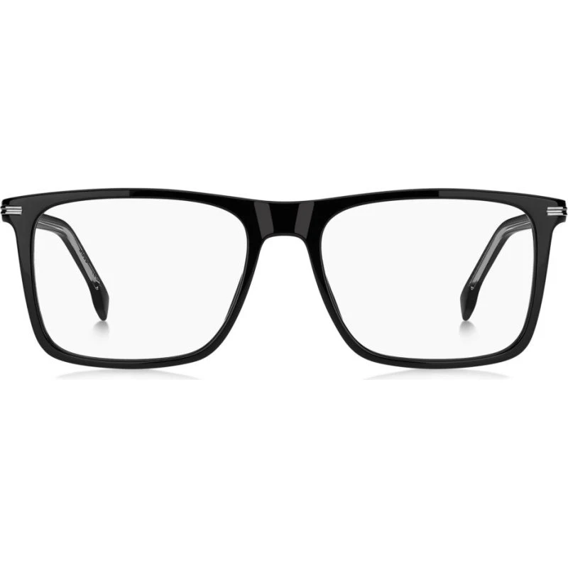 Boss 1754 Occhiali da Vista Uomo Neri Rettangolari