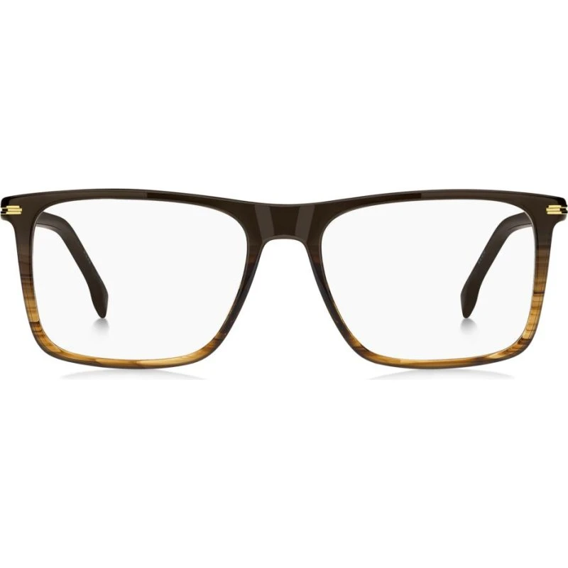 Boss 1754 Occhiali da Vista Uomo Marroni Rettangolari