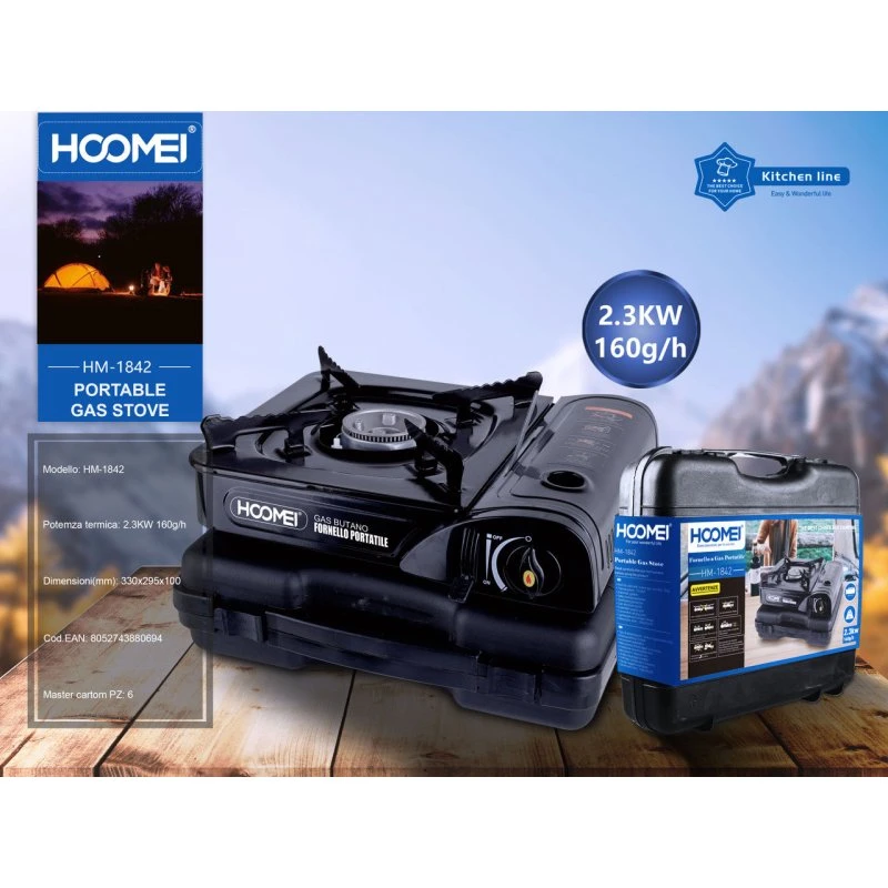 Hoomei Fornello Gas 220G HM-1842