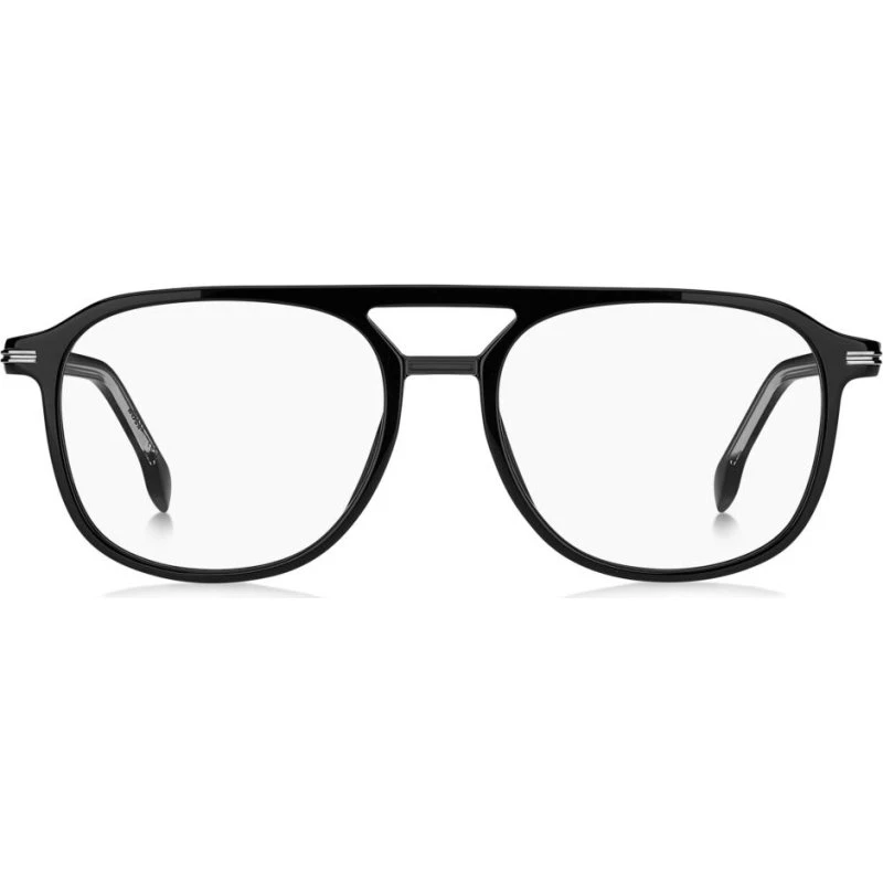 Boss 1755 Occhiali da Vista Uomo Neri Squadrati