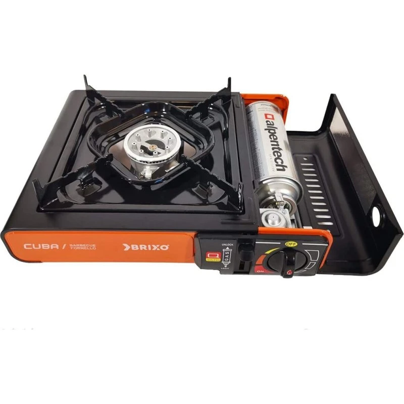 Cuba Fornello a Gas Portatile 2200 W con Valigetta