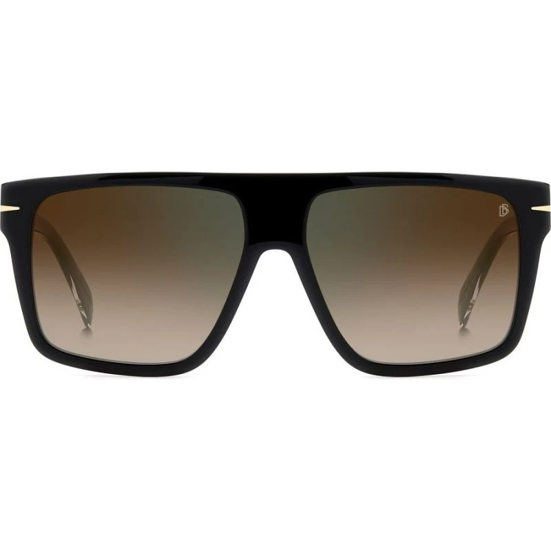 David Beckham DB 7149/S Occhiali da Sole Quadrati Neri
