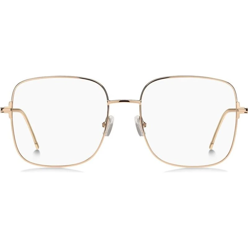 Boss 1866 Occhiali da Vista Donna Squadrati in Acciaio Rosé