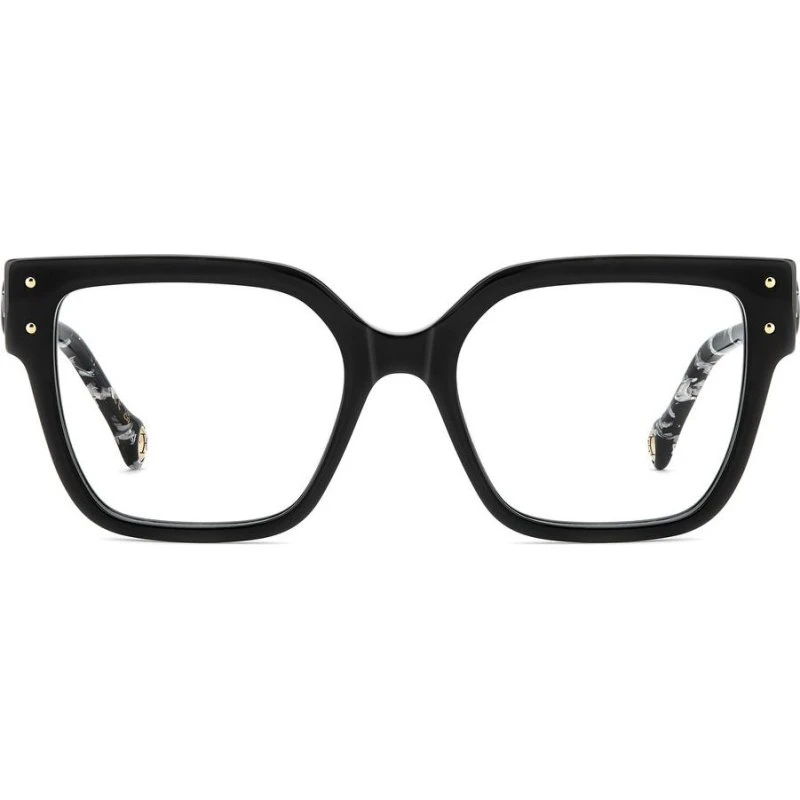 Carolina Herrera HER 0325 Occhiali da Vista Donna Neri Squadrati