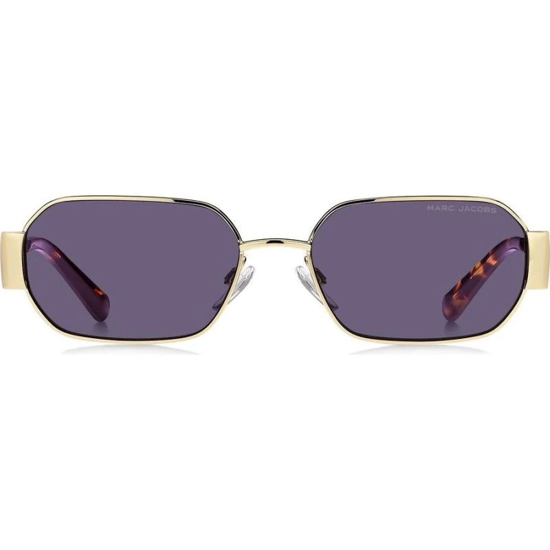 Marc Jacobs Marc 890/S Occhiali da Sole Rettangolari Oro e Viola