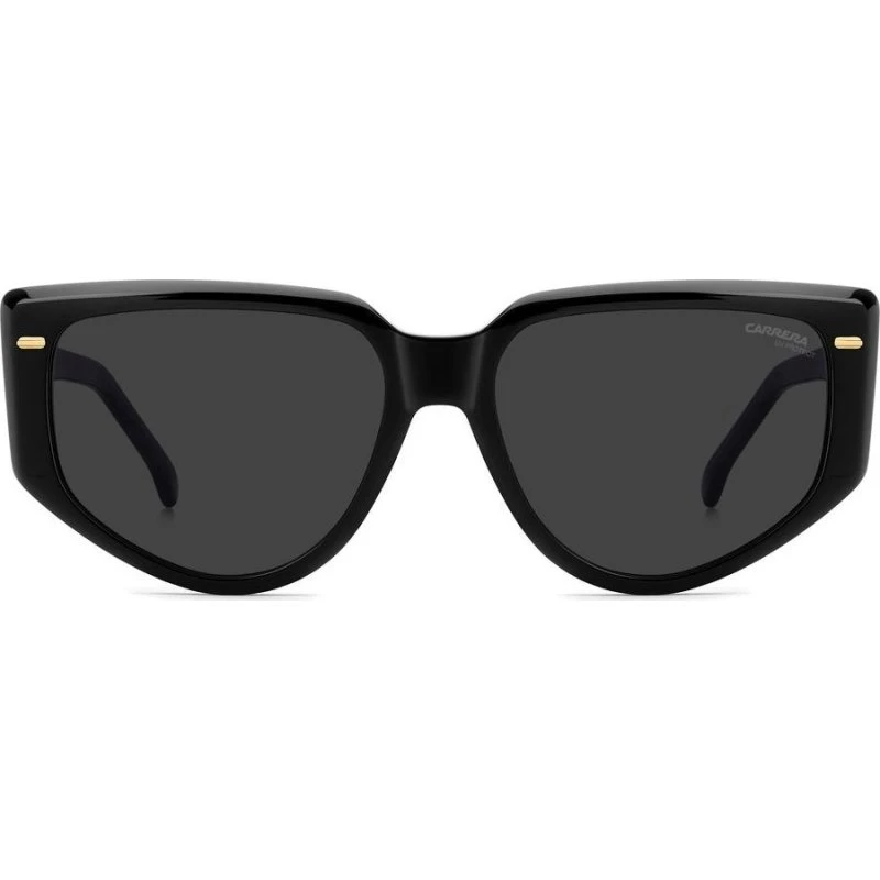 Carrera 3082/S Occhiali da Sole Donna Rettangolari Neri
