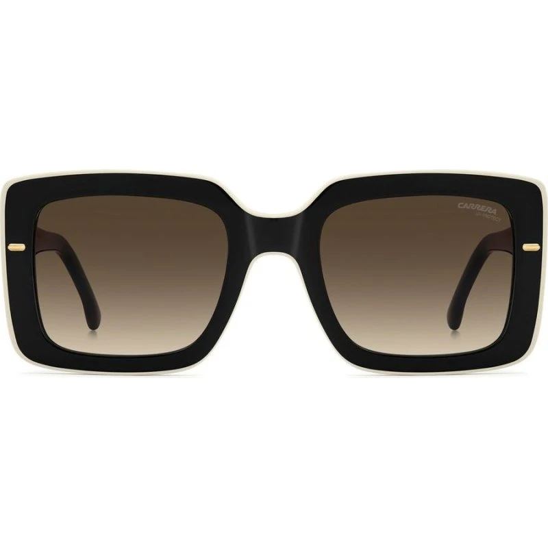Carrera 3085/S Occhiali da Sole Donna Rettangolari Neri