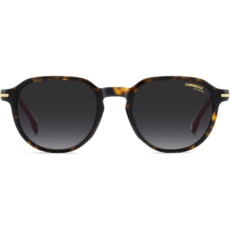 Carrera 376/S Occhiali da Sole Squadrati Havana con Lenti Grigie