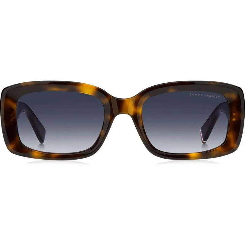 Tommy Hilfiger TH 2343/S Occhiali da Sole Rettangolari Blu