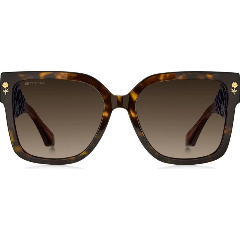 Etro 0127/S Occhiali da Sole Donna Squadrati Avana