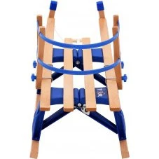 vidaXL Slitta Tradizionale in Legno 110 cm