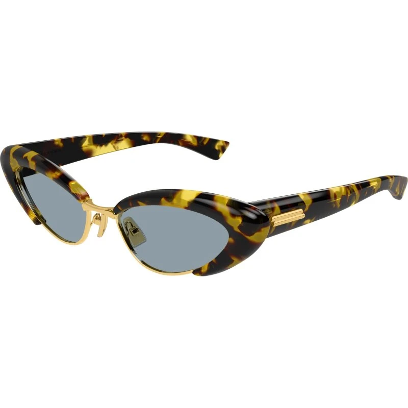 Bottega Veneta BV1387S Occhiali da Sole Cat Eye Havana Blu