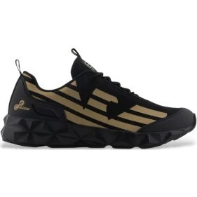 EA7 Iconic Sneakers Nere con Dettagli Dorati - 42