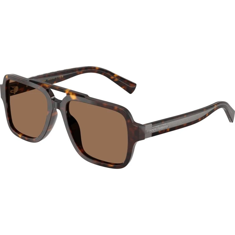 Dolce & Gabbana DG4544 502/73 Occhiali da Sole Pilot Uomo Tartaruga