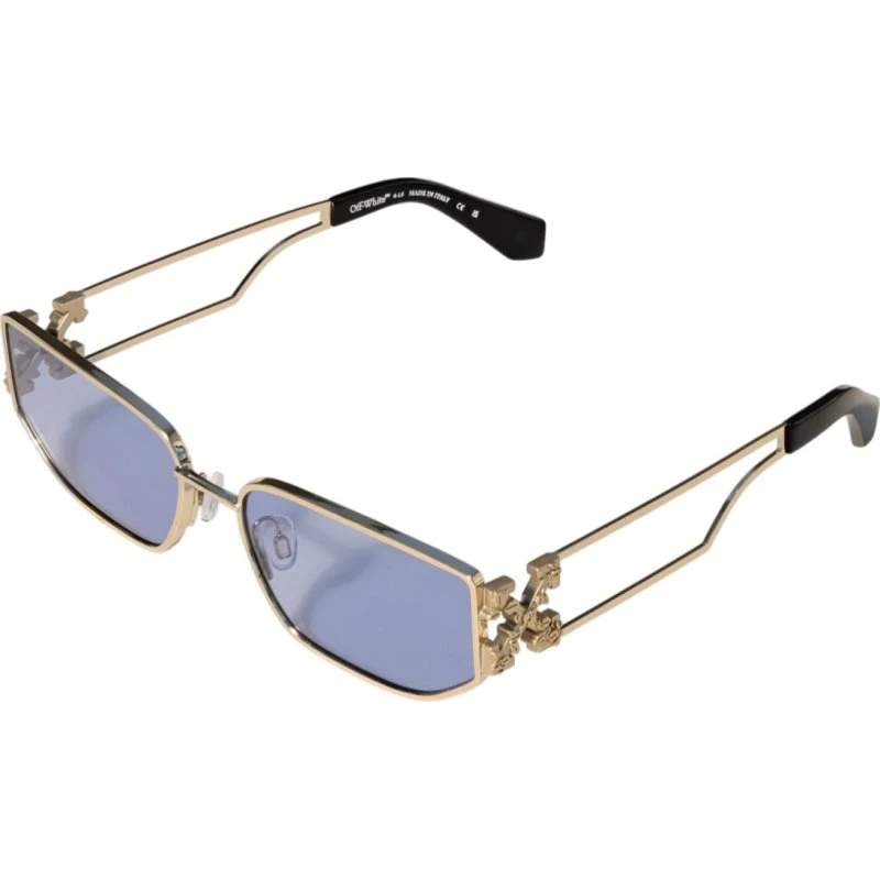 Off-White OW1027 ALLEN Occhiali da Sole Squadrati Oro e Blu