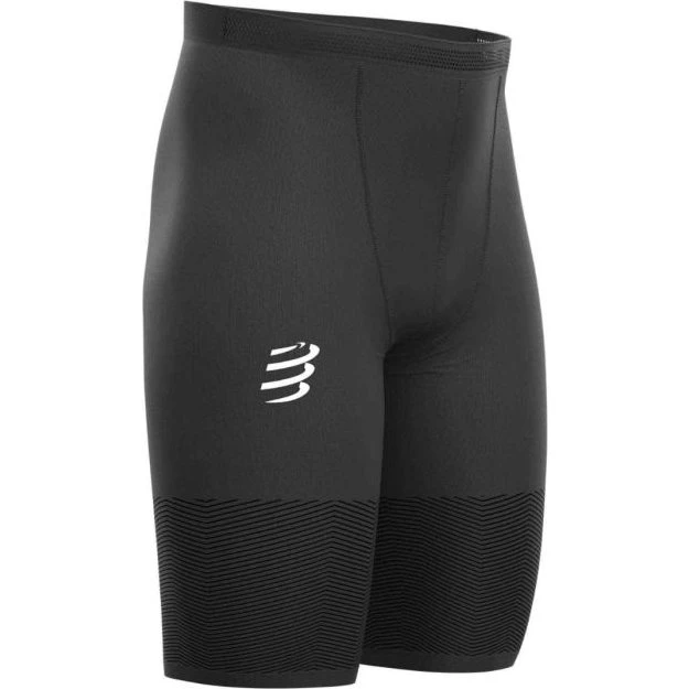 Leggings Corti Compressport Run Under Control Nero T4