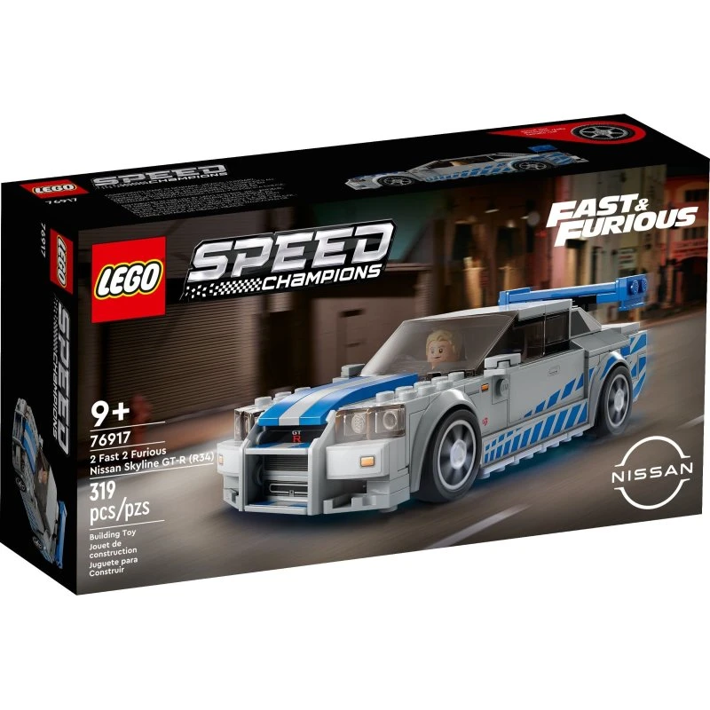 LEGO Speed Champions 76917 Nissan Skyline GT-R (R34) 2 Fast 2 Furious
