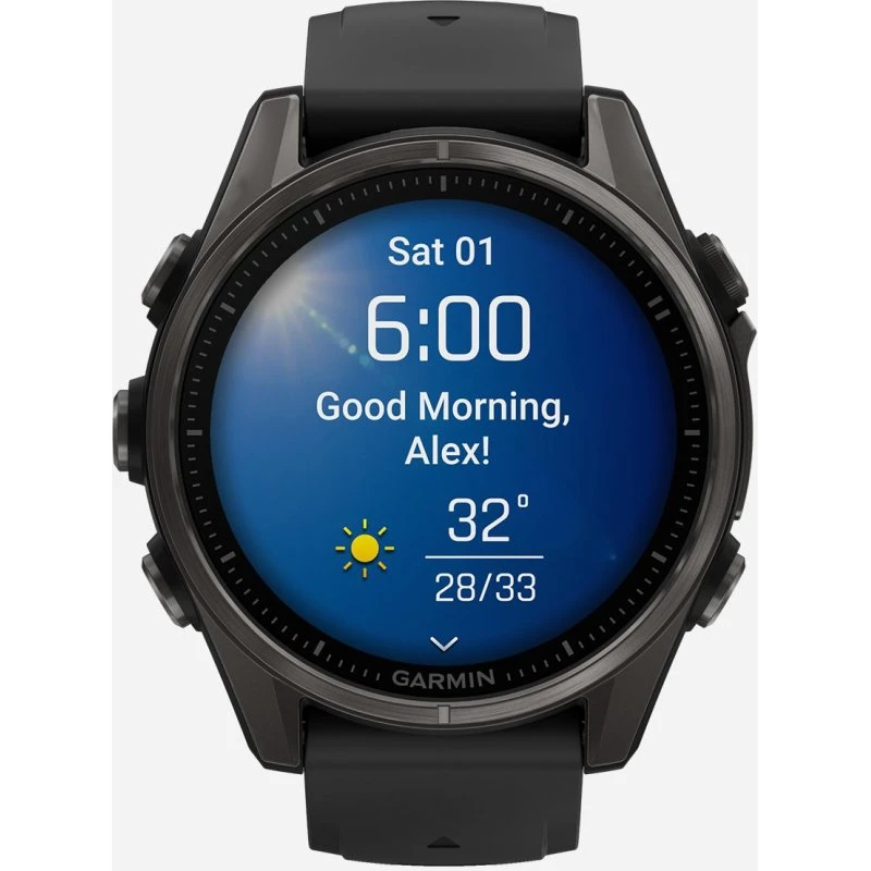 Garmin Fenix 8 47 mm Solar AMOLED Nero