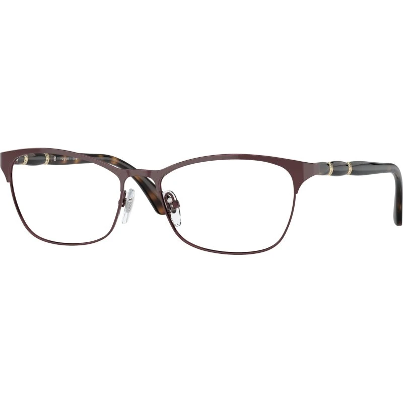 Vogue Eyewear VO3987B 811 Montature Cat Eye in Metallo Marrone