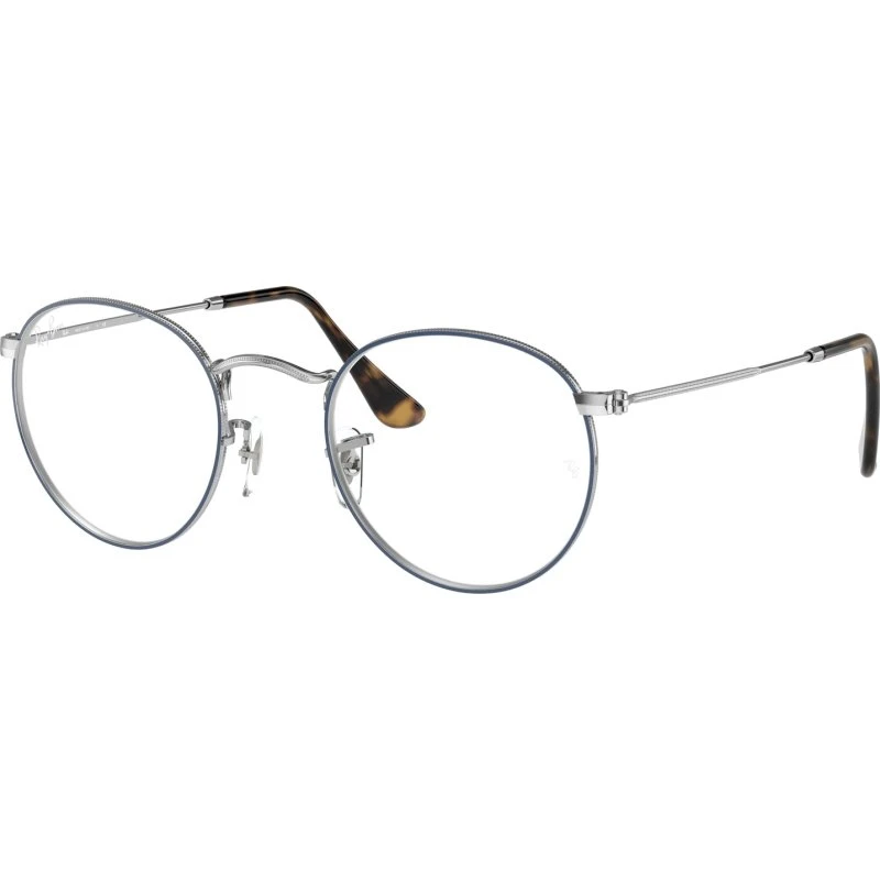 Ray-Ban RX3447V Round Metal Montatura da Vista Blu