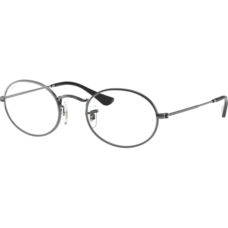 Ray-Ban RX3547V OVAL 2502: Montatura Occhiali da Vista Metallo Grigio