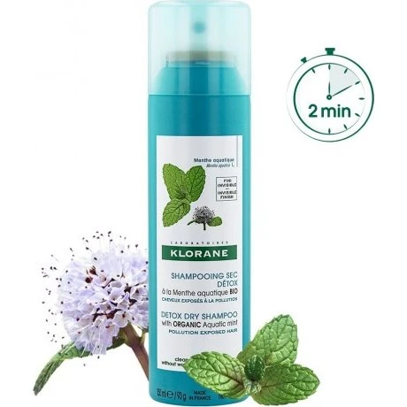 Klorane Shampoo Secco Menta Acquatica 150ml