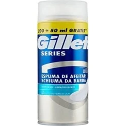 Gillette Series Schiuma Da Barba 250 ml con Burro di Cacao