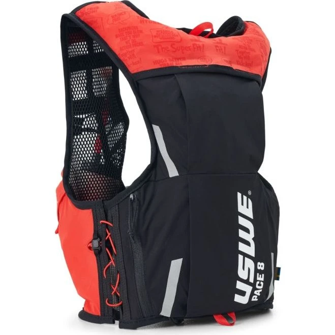 USWE Pace 8L Trail Running Vest Rosso Uomo Taglia M