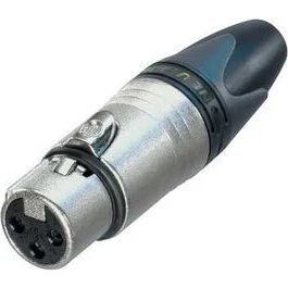 Neutrik NC3FXX Connettore XLR Femmina 3 Poli Nichel Contatti Argento