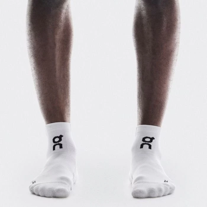 On Core Run Socks Mid 2-Pack Grigio Uomo