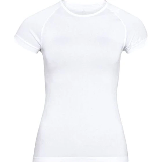 Odlo Performance X-Light BL SS Tee Crew Neck Bianco Donna - S