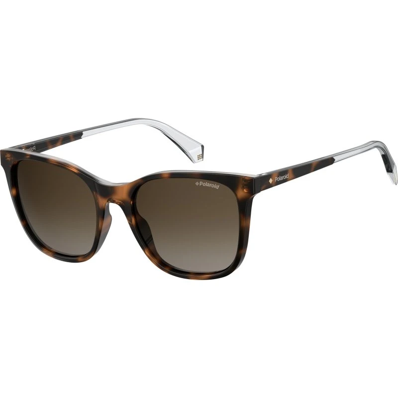 Polaroid Donna PLD 4059/S 086/LA Occhiali da Sole Squadrati Havana