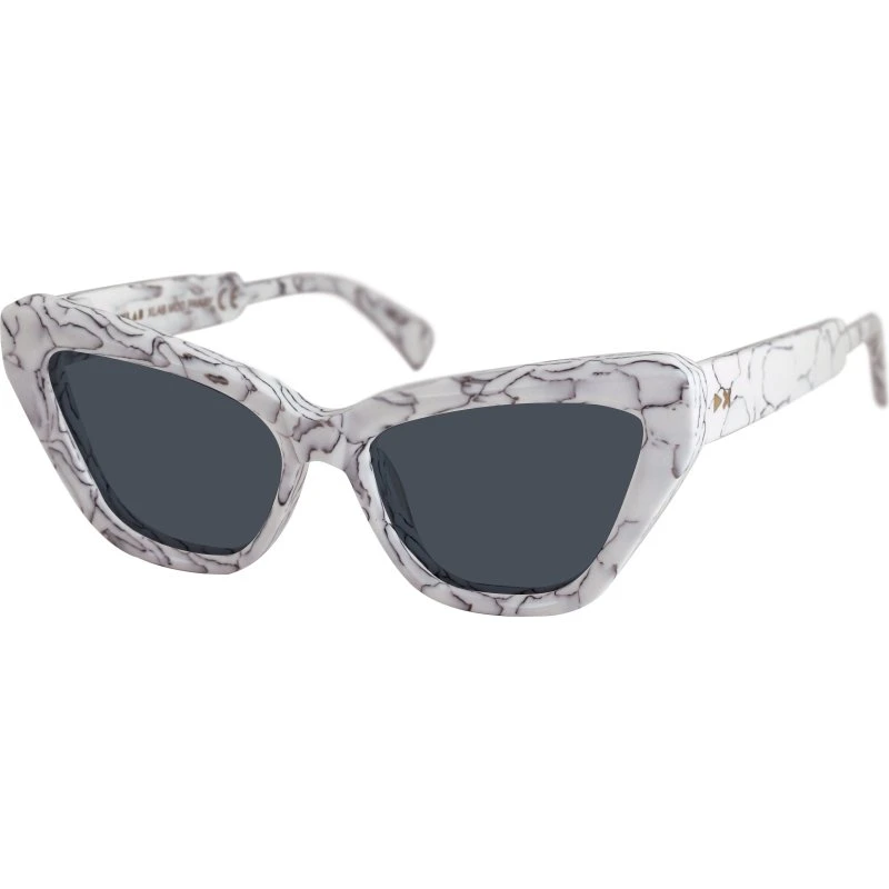 XLAB Panay Occhiali da Sole Cat Eye in Acetato Marmo Bordeaux