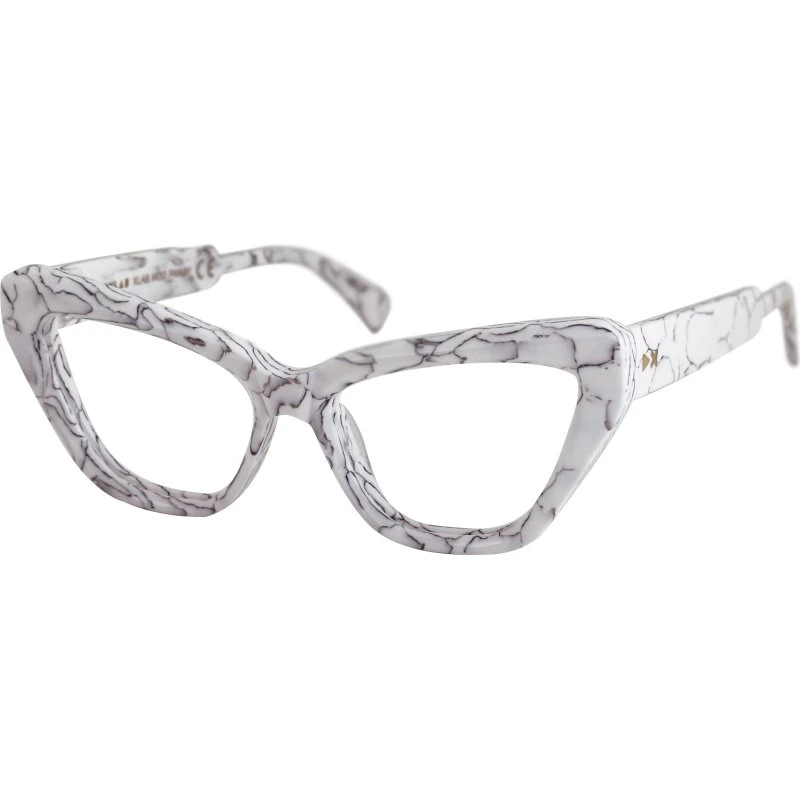 XLAB Donna Panay Montatura Cat Eye in Acetato Nero